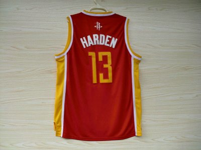 Maillot De Basket Houston Rockets James Harden 13 Tissus Sportif Fans Edition Rouge